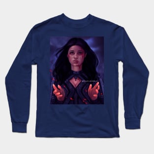 Yennefer fan art Long Sleeve T-Shirt